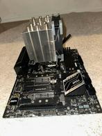 MSI Z270 SLI PLUS + Intel i5-7600K + Scythe CPU-koeler, Ophalen, LGA 1151, DDR4, Zo goed als nieuw