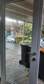 Tuindeuren terrasdeuren hardhout met beslag, Doe-het-zelf en Verbouw, Kozijnen en Schuifpuien, Ophalen, Zo goed als nieuw