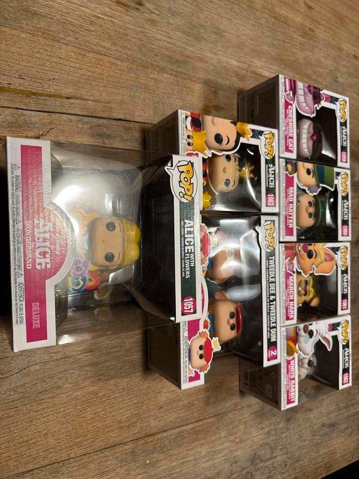 Funko Pop! Alice in Wonderland Collectie, Verzamelen, Poppetjes en Figuurtjes, Gebruikt, Ophalen of Verzenden