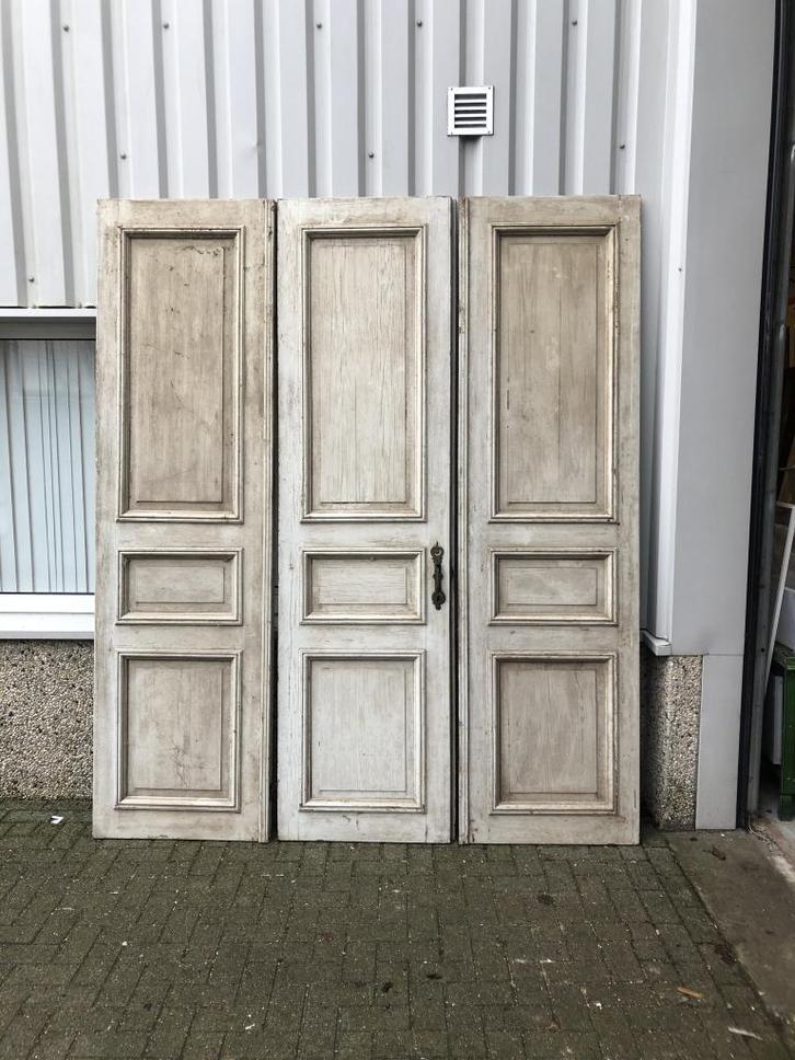 Werkelijk prachtige eiken set ensuitedeuren, Doe-het-zelf en Verbouw, Deuren en Horren, Zo goed als nieuw, Binnendeur, 215 cm of meer
