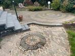 Gratis terrasstenen 45m2, Ophalen, Gebruikt, Terrastegels, Natuursteen
