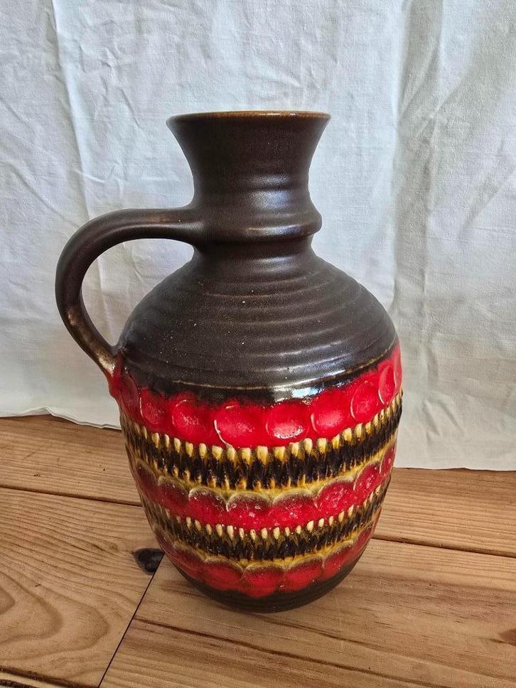 Set van 4 Vintage jaren 60 vazen (Haldensleben en Scheurich), Antiek en Kunst, Antiek | Vazen, Ophalen