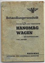 Hanomag Rekord 32 PS Handboek Behandlungsvorschrift, Auto diversen, Ophalen of Verzenden