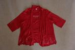 Twinset 52 rood shirt met vest aan elkaar, Kleding | Dames, Ophalen of Verzenden, Gedragen, Rood, Shirt of Top
