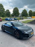 Audi TT TTS Coupe Quatro Stage2+Miltek. 390PK 520NM koppel, Auto's, 74 €/maand, Zwart, 4 cilinders, 4 stoelen