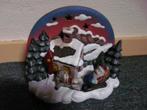 waxinelichthouder , kersttafereel , kerst , nieuw, Ophalen of Verzenden, Nieuw