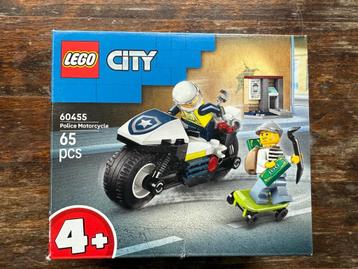 LEGO City Achtervolging op Politiemotor - 60455 beschikbaar voor biedingen