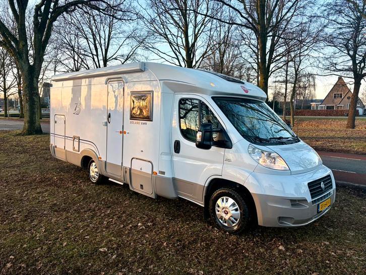 Burstner Solano T695 130pk#Euro4#Solar#XXL Garage#TOP Staat, Caravans en Kamperen, Campers, Bedrijf, tot en met 4, Half-integraal