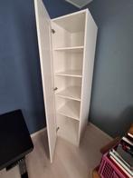 Witte Kast met Deur en Planken, Ophalen, Kunststof, 200 cm of meer, 50 tot 100 cm