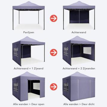 Easy-up partytent te huur beschikbaar voor biedingen