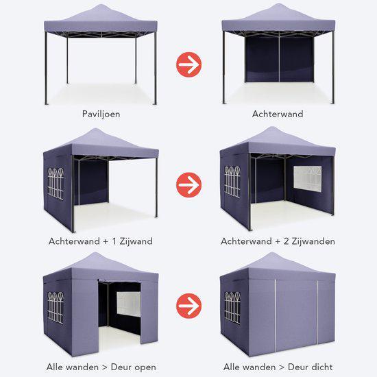 Easy-up partytent te huur, Kinderen en Baby's, Speelgoed | Buiten | Speelhuisjes, Zo goed als nieuw, Kunststof, Ophalen