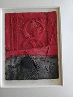 Relief van Maggie Luijtjens, O(hne) T(itel) 16 x 23 cm, Antiek en Kunst, Ophalen