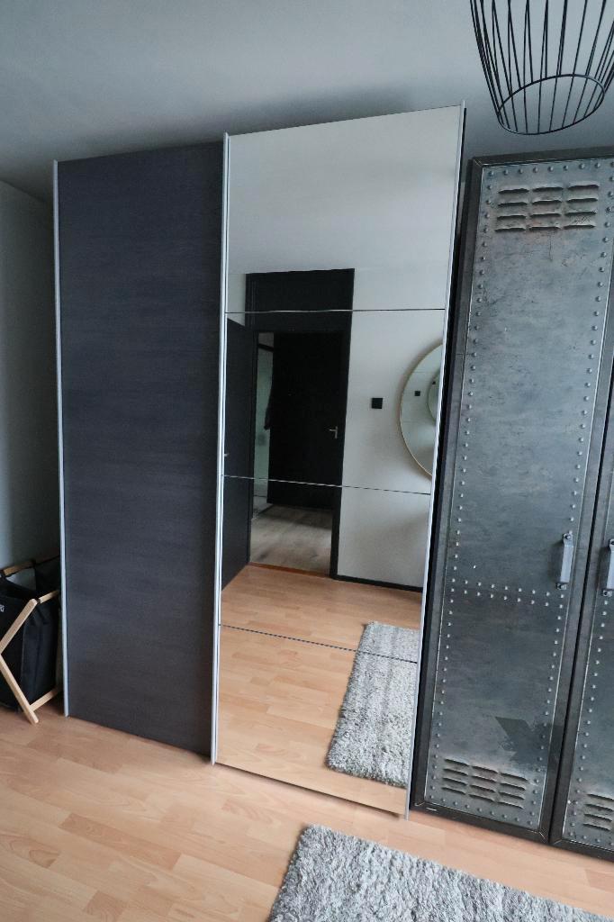 Kledingkast, Huis en Inrichting, Kasten | Kledingkasten, Gebruikt, 200 cm of meer, 150 tot 200 cm, 50 tot 75 cm, Met lade(s), Met deur(en)