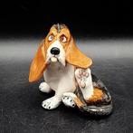 Keramiek Beeldje Basset Handwerk Design Basil Matthews UK, Ophalen of Verzenden, Zo goed als nieuw, Dier
