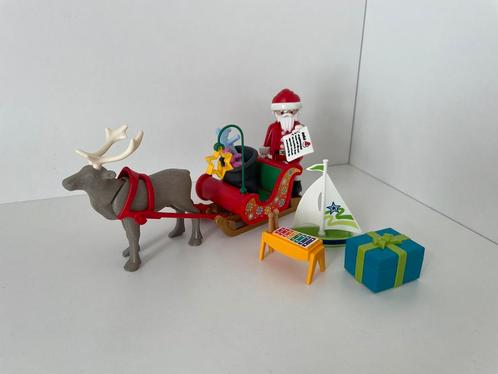 Kerstman set met arrenslee en cadeautjes, Kinderen en Baby's, Speelgoed | Playmobil, Nieuw, Complete set, Ophalen of Verzenden