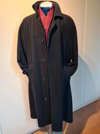 Marineblauwe heerlijke wandel-overjas, ruime maat 50 €39.95, Geen merk, Zo goed als nieuw, Verzenden, Maat 48/50 (M)