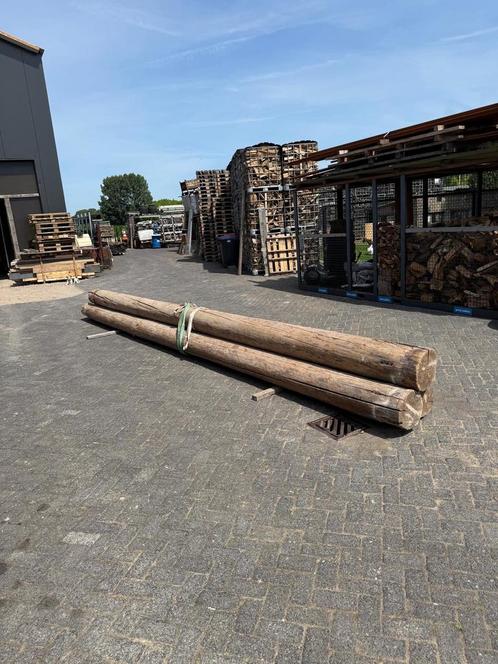 Oude Houten Balken/Gebinten - Set van 3, Doe-het-zelf en Verbouw, Hout en Planken, Gebruikt, Balk, Overige houtsoorten, 300 cm of meer