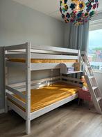 Flexa Stapelbed 90x200 + 2 Matrassen, Ophalen, Gebruikt, 90 cm, Eenpersoons