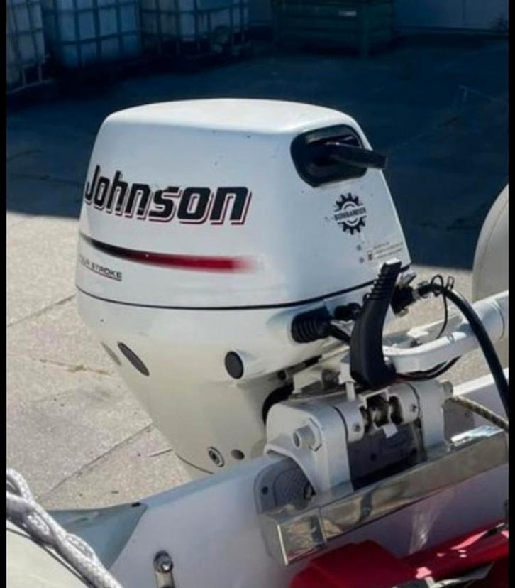 Johnson (suzuki)15pk viertakt  kortstaart, Watersport en Boten, Buiten- en Binnenboordmotoren, Gebruikt, Benzine, 10 tot 30 pk