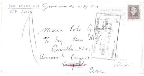 Nederland 1977 777 Abcoude naar Peru LP, Postzegels en Munten, Brieven en Enveloppen | Nederland, Envelop, Ophalen of Verzenden