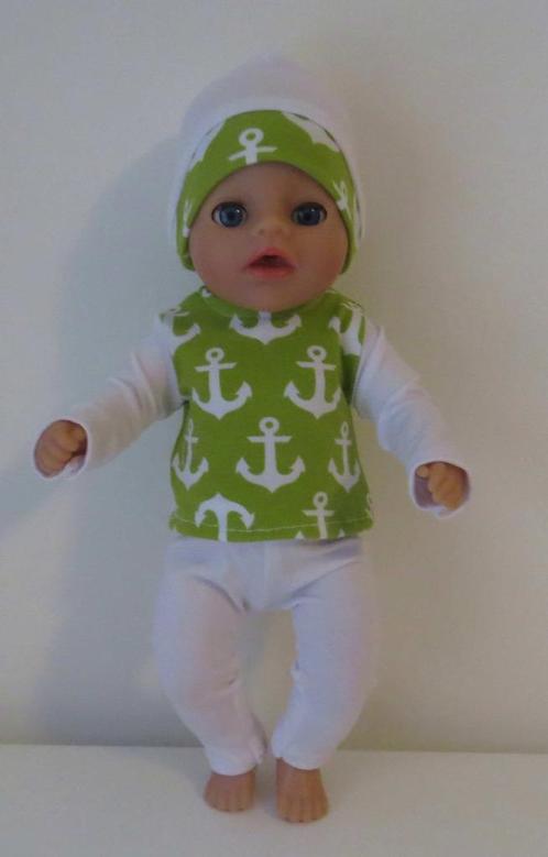 poppenkleertjes little babypop born 30cm  (kleding setje ), Kinderen en Baby's, Speelgoed | Poppen, Nieuw, Babypop, Verzenden