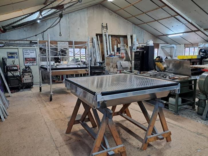 Aluminium koppel ponton Siegersma werkvlot, Watersport en Boten, Overige Watersport en Boten, Nieuw, Ophalen