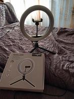 Tafellamp, ringlamp, streaminglamp, Huis en Inrichting, Ophalen of Verzenden, Zo goed als nieuw, Kunststof, Minder dan 50 cm