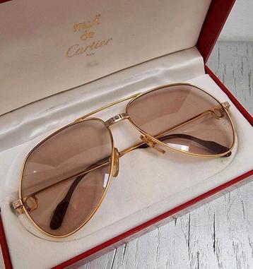 Cartier Vendome Santos zonnebril met doos en origineel glas