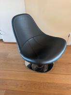 IKEA Tirup Zwarte Lederen Draaistoel, Ophalen, Gebruikt, Zwart, Leer