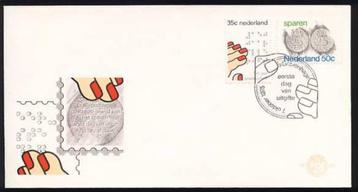 Nederland FDC E143 Zonder adres, Braille 1975 beschikbaar voor biedingen