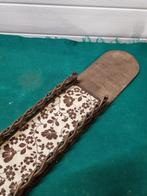 Stokbroodmand met snijplankje vintage, Huis en Inrichting, Woonaccessoires | Schalen en Manden, Ophalen of Verzenden, 'T Olde Gre-j