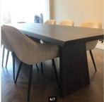 Linteloo Space eetkamertafel Whitewash Eiken 220-90 cm, Ophalen, Gebruikt, Eikenhout, 50 tot 100 cm