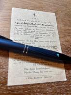 Hesselman Agnes 1882 Ibbenburen 1949 Bolsward x vd Werf, Ophalen of Verzenden, Bidprentje