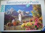 Ravensburger Puzzel 2000 stukjes. De Dolomieten., Hobby en Vrije tijd, Denksport en Puzzels, Ophalen of Verzenden, Meer dan 1500 stukjes