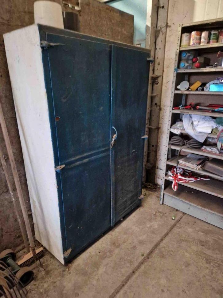 kasten werkplaats, archiefkast open en gesloten, Huis en Inrichting, Kasten | Roldeurkasten en Archiefkasten, Gebruikt, 150 tot 200 cm