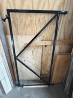Stalen poort frame., Ophalen, Nieuw, Hout, Draaipoort