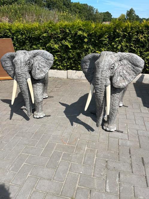 2 mooie olifanten, Verzamelen, Beelden en Beeldjes, Nieuw, Dier, Ophalen