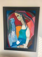 Prachtig groot schilderij van Theo Mackaay, Ophalen