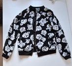 Amy & Ivy Zwart Jasje met Bloemen - Maat M, Maat 38/40 (M), Zwart, Ophalen of Verzenden, Jasje