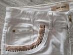 SHORT SPIJKERBROEK KORTE BROEK MOS MOSH 27 WIT GOUD ACCENTEN, MOS MOSH, Wit, Ophalen of Verzenden, Zo goed als nieuw
