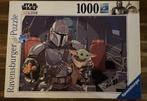 Star Wars Mandalorian Puzzel - 1000 St - Zo Goed Als Nieuw, Ophalen of Verzenden, 500 t/m 1500 stukjes, Legpuzzel, Zo goed als nieuw