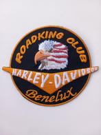 Harley Davidson Roadking club Benelux patch badge opnaai, Ophalen of Verzenden, Nieuw, Motoren