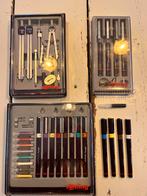 Rotring Tekenset met passer en pennen, Hobby en Vrije tijd, Tekenen, Ophalen of Verzenden, Zo goed als nieuw, Potlood of Stift