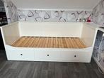IKEA  Hemnes bed, bedbank met 3 lades, wit 80x200 cm, 80 cm, Gebruikt, Eenpersoons, Wit