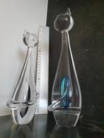 Poes poezen glas beeld Artcristal, Ophalen of Verzenden