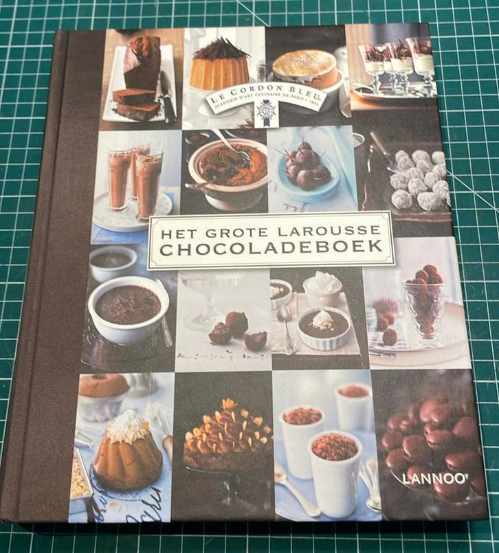 Het grote Larousse chocoladeboek, Boeken, Kookboeken, Nieuw, Taart, Gebak en Desserts, Gezond koken, Vegetarisch, Ophalen of Verzenden