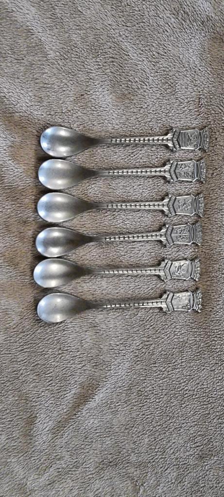 6x Speculum plate Gemaakt in Nederland., Antiek en Kunst, Antiek | Bestek, Ophalen of Verzenden