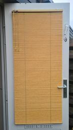 Luxaflex, geel gemêleerd, voor achterdeur., Huis en Inrichting, Ophalen of Verzenden, Zo goed als nieuw, Bruin