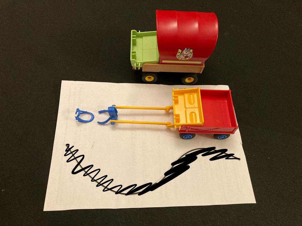 Playmobil paarden kar ed.., Hobby en Vrije tijd, Ophalen of Verzenden, Zo goed als nieuw