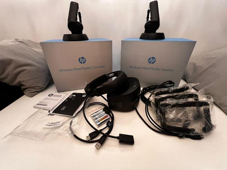 HP Windows Mixed Reality Headset VR1000-100 – VR bril, Spelcomputers en Games, Virtual Reality, Zo goed als nieuw, Pc, VR-bril